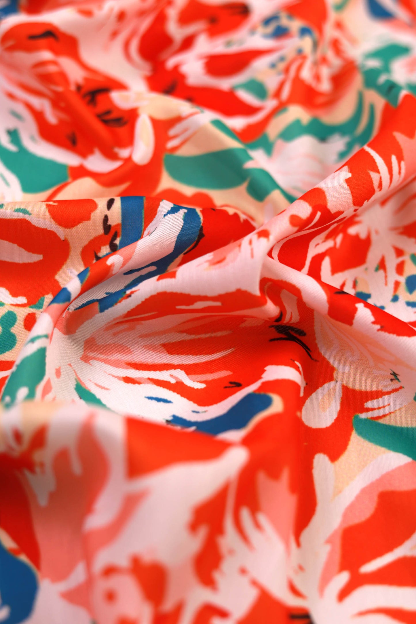Sunset Splash Muslin Printed Fabric
