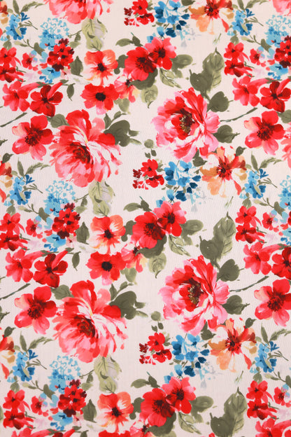 Rosé Garden Unstitched Fabric Combo