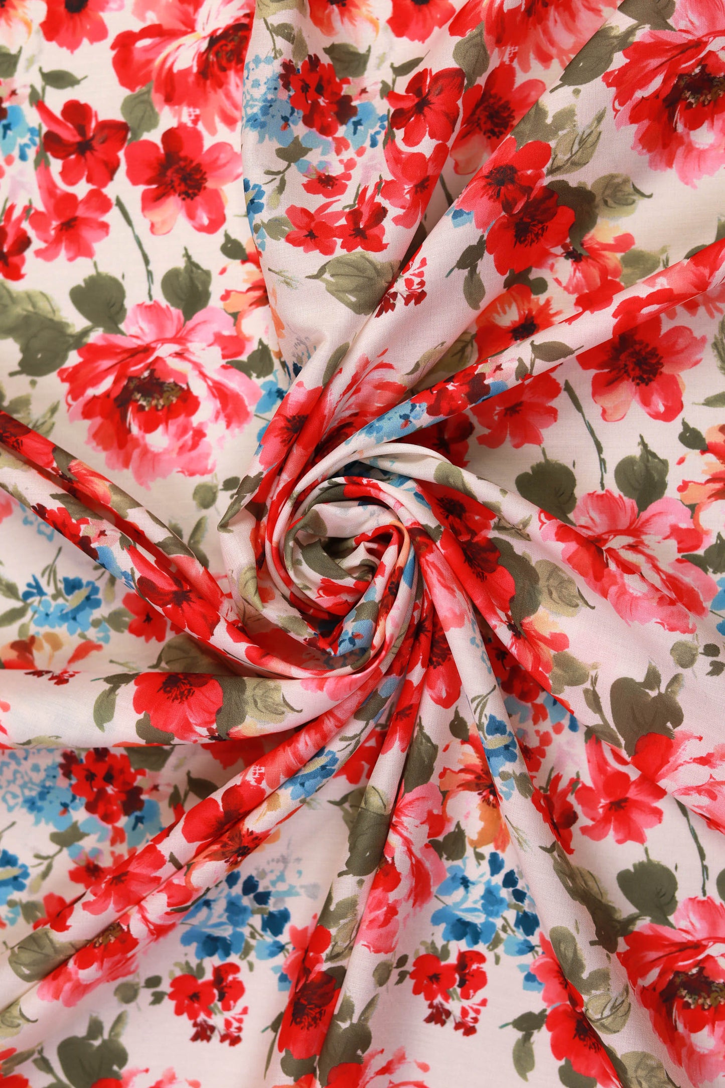 Garden Glow Muslin Printed Fabric