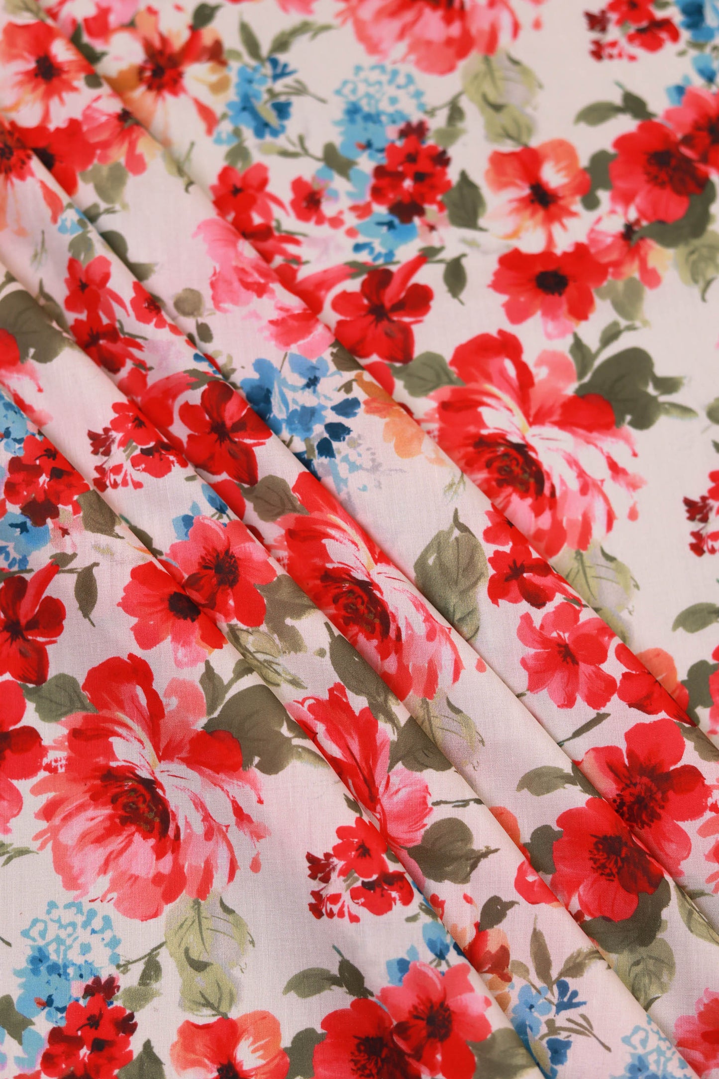 Garden Glow Muslin Printed Fabric