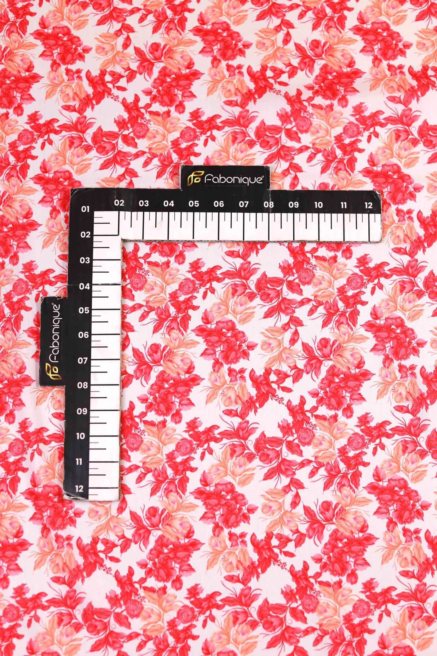 Peach Petal Whisper Muslin Printed Fabric