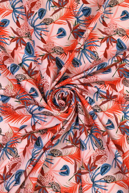 Autumn Tropics Unstitched Fabric Combo