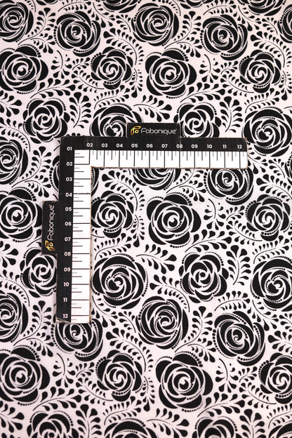 Midnight Rose Unstitched Fabric Combo