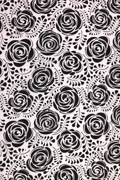 Midnight Rose Unstitched Fabric Combo