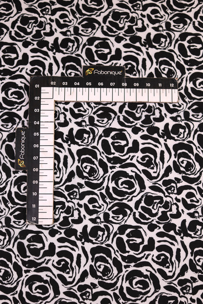 Noir Bloom Unstitched Fabric Combo