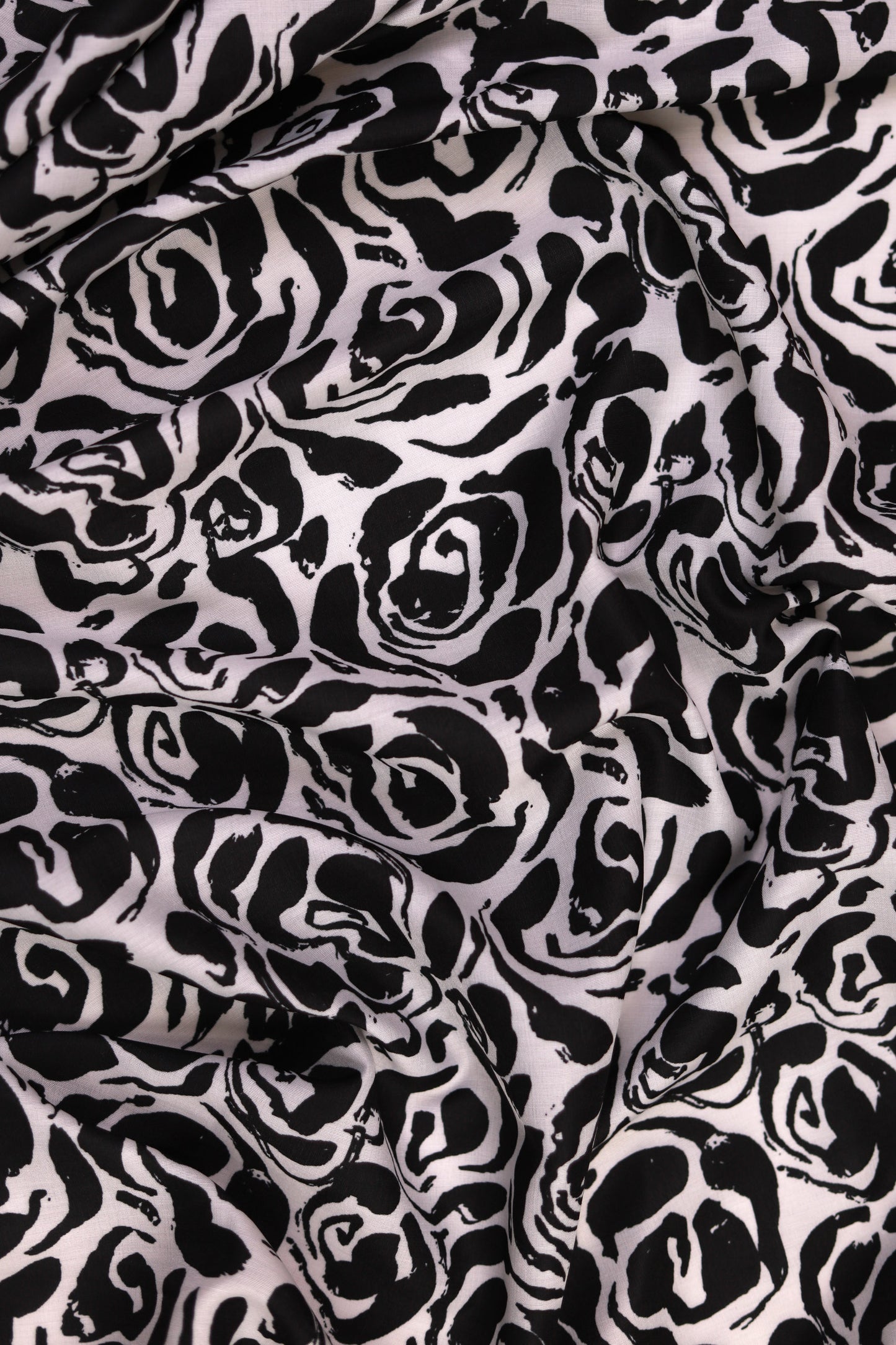 Noir Bloom Unstitched Fabric Combo