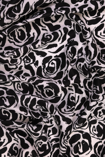 Noir Bloom Unstitched Fabric Combo