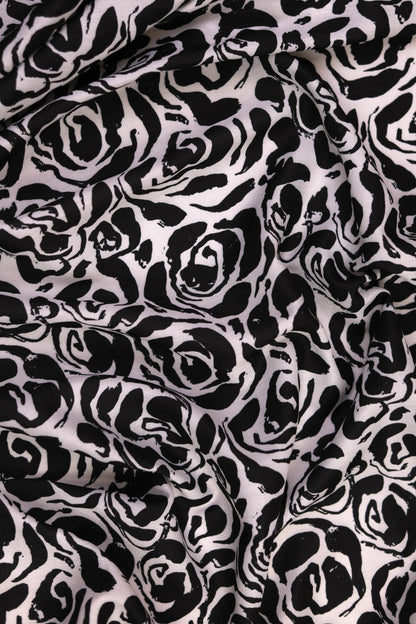 Shadow Blossom Muslin Printed Fabric
