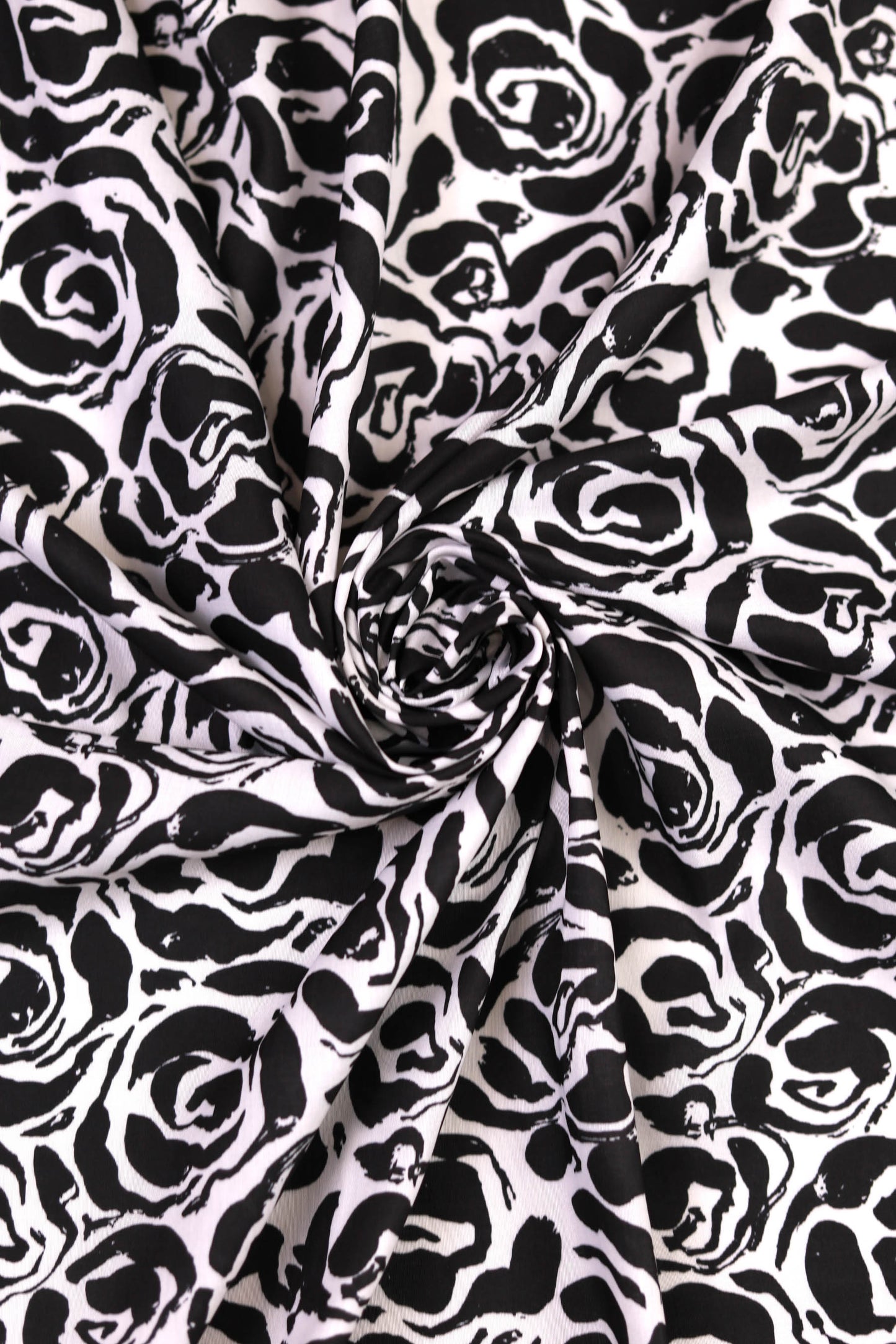 Shadow Blossom Muslin Printed Fabric