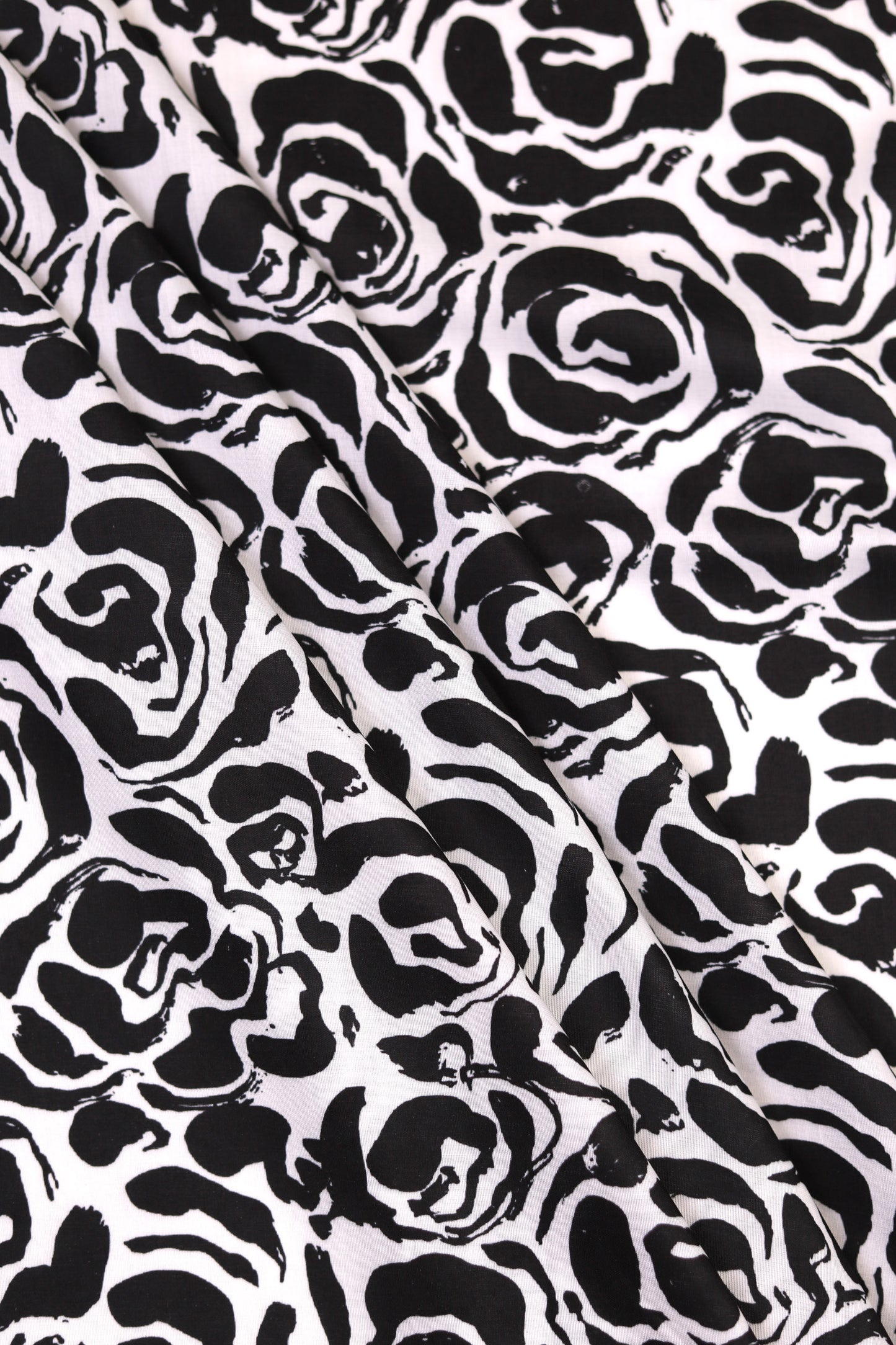 Noir Bloom Unstitched Fabric Combo