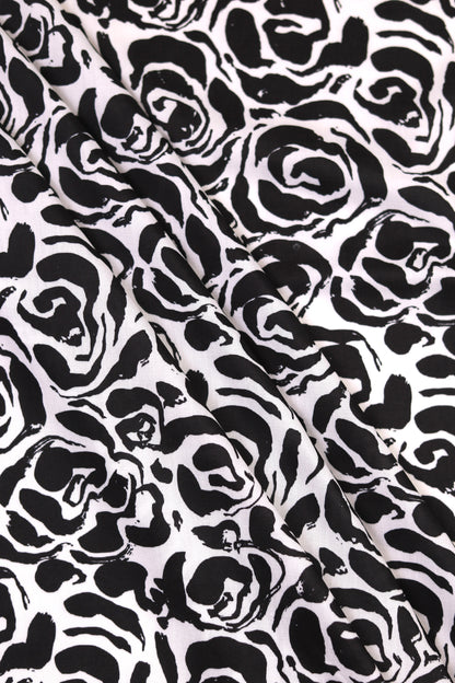 Noir Bloom Unstitched Fabric Combo