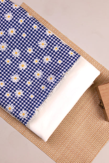 Daisy Charm Unstitched Fabric Combo