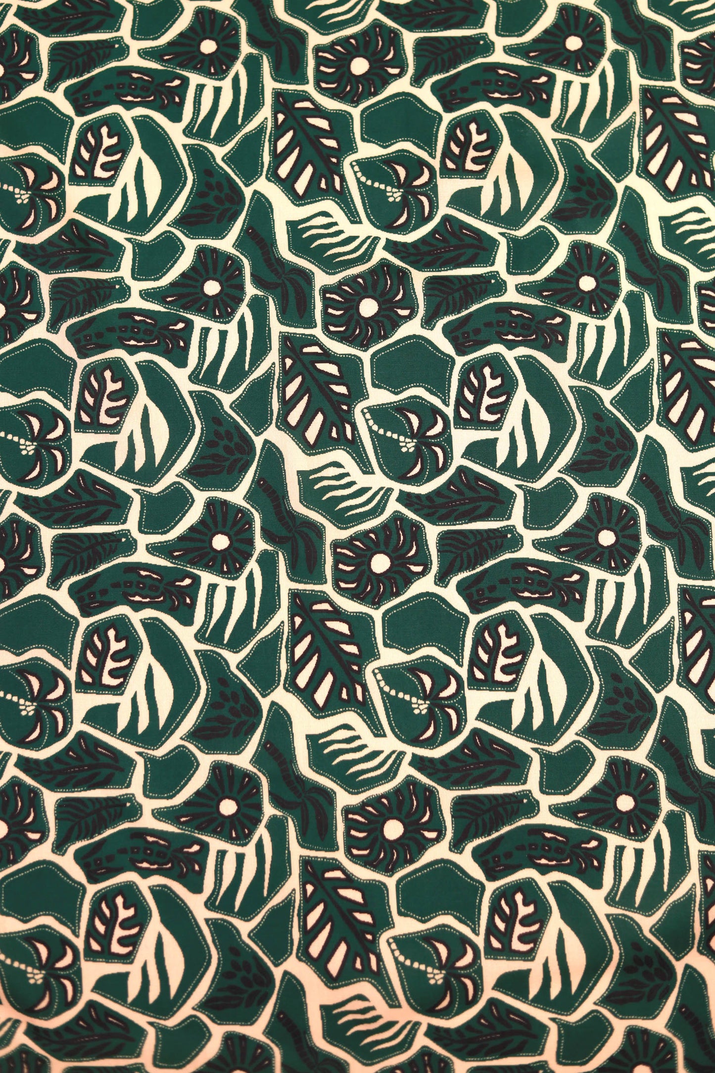 Leaf Whisper Muslin Printed Fabric