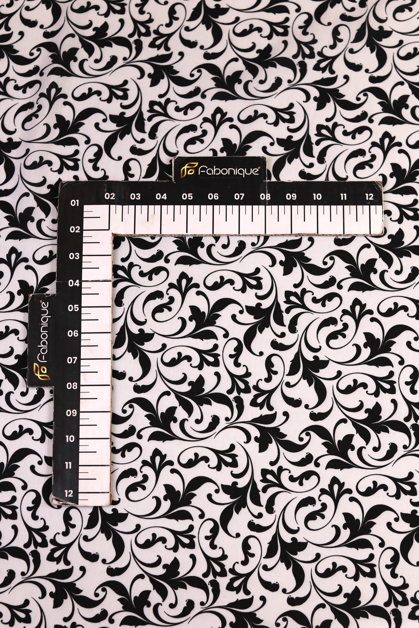 Twilight Scrolls Muslin Printed Fabric