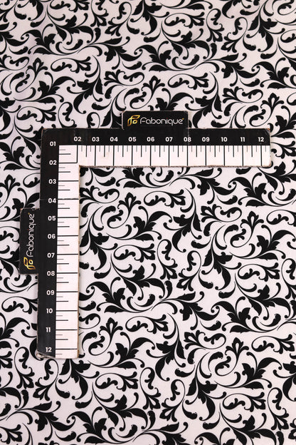 Twilight Scrolls Muslin Printed Fabric