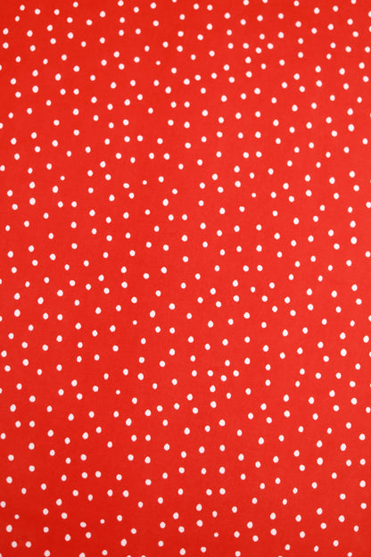 Cherry Dot Muslin Printed Fabric