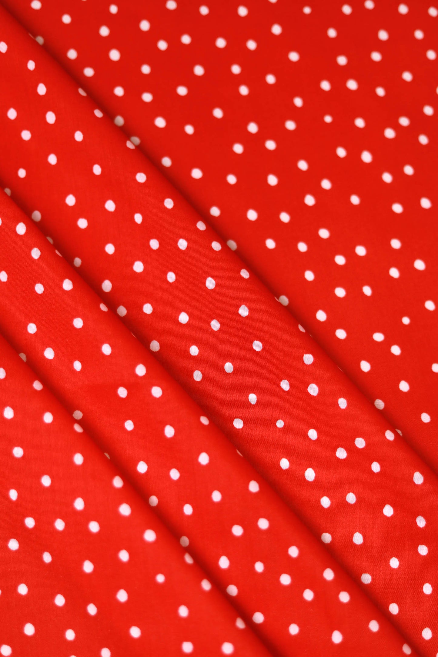 Cherry Dot Muslin Printed Fabric
