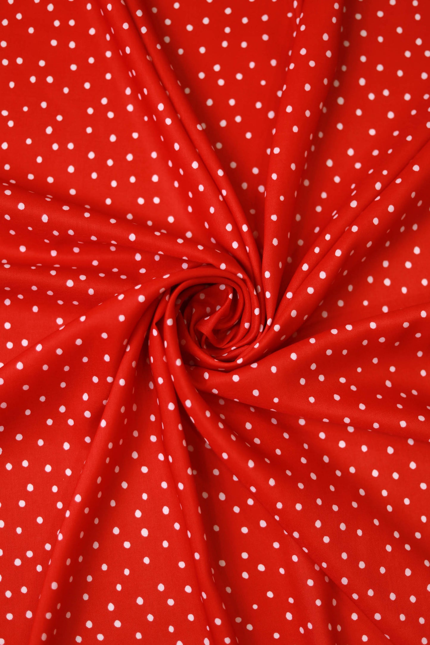 Cherry Dot Muslin Printed Fabric