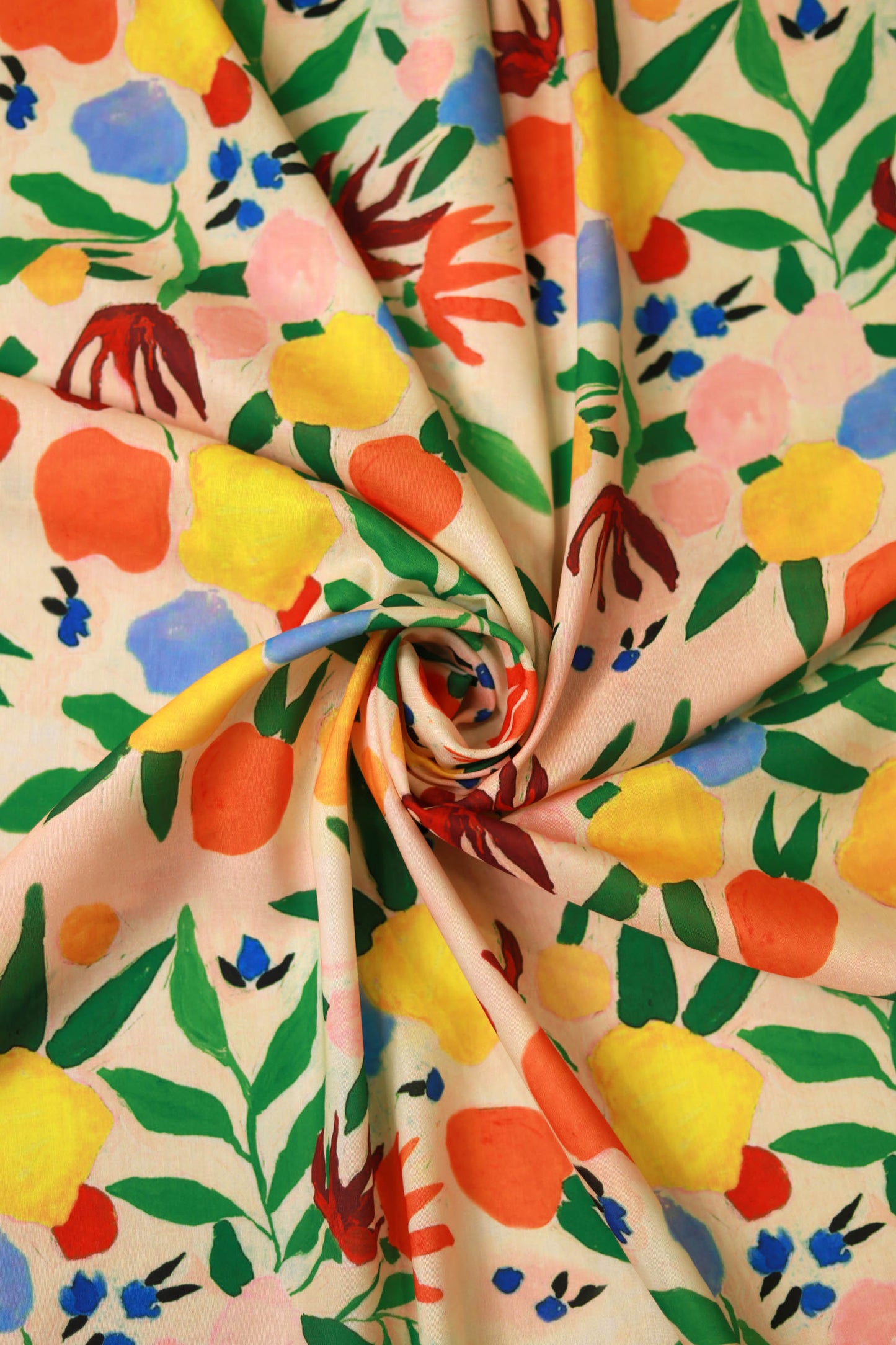 Meadow Melody Muslin Printed Fabric