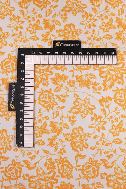 Golden Bloom Unstitched Fabric Combo