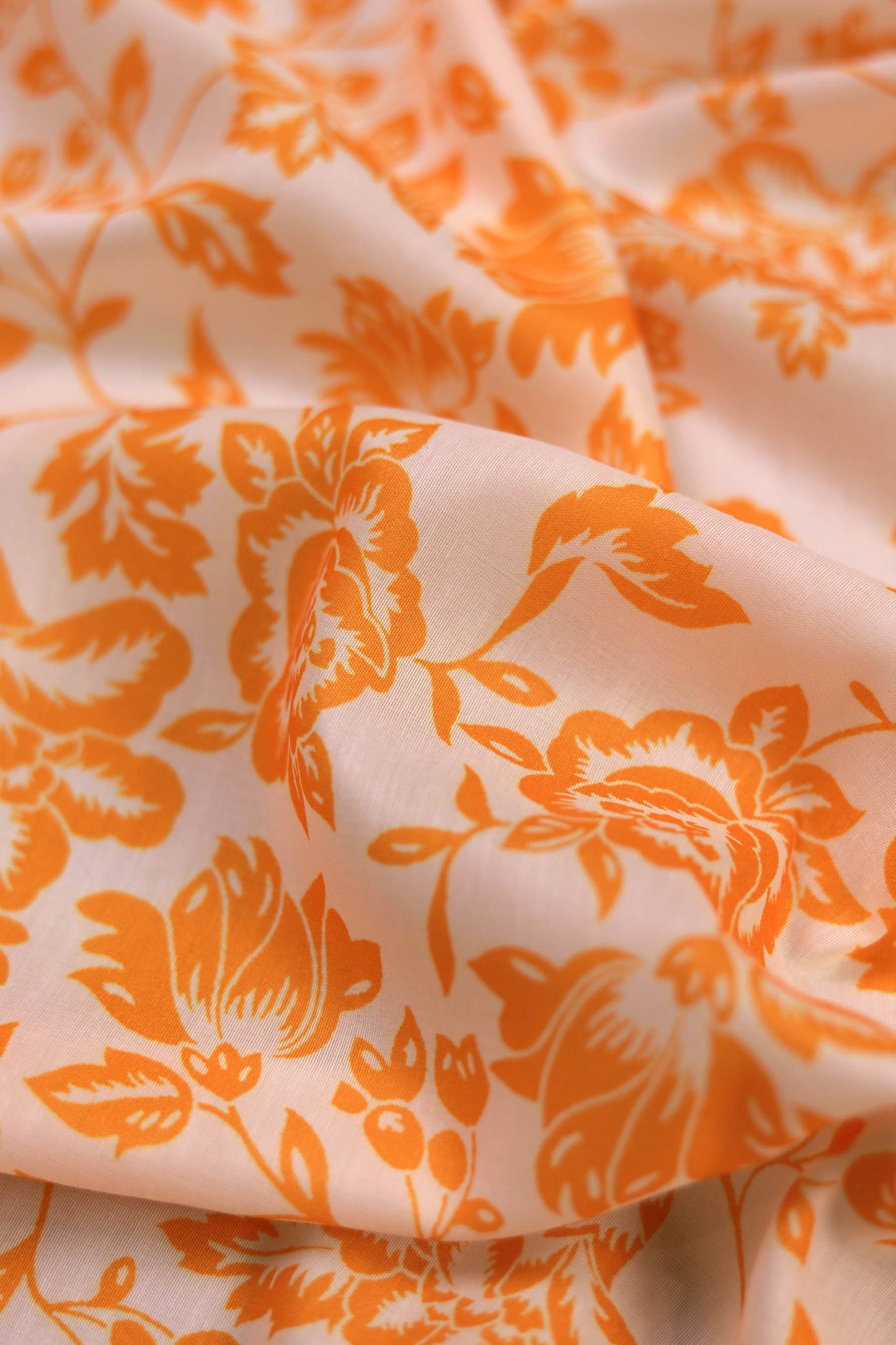 Lemon Glow Veil Muslin Printed Fabric