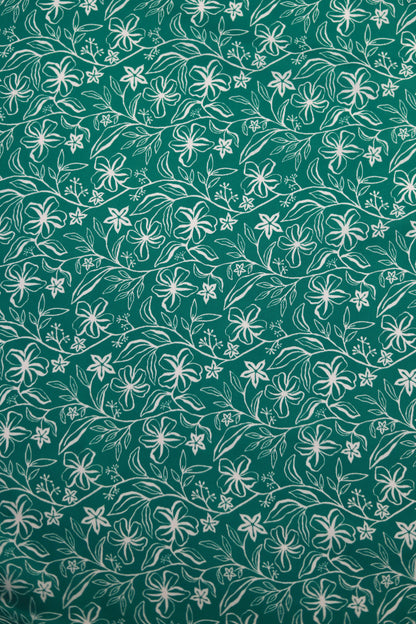 Botanic Serenity Muslin Printed Fabric