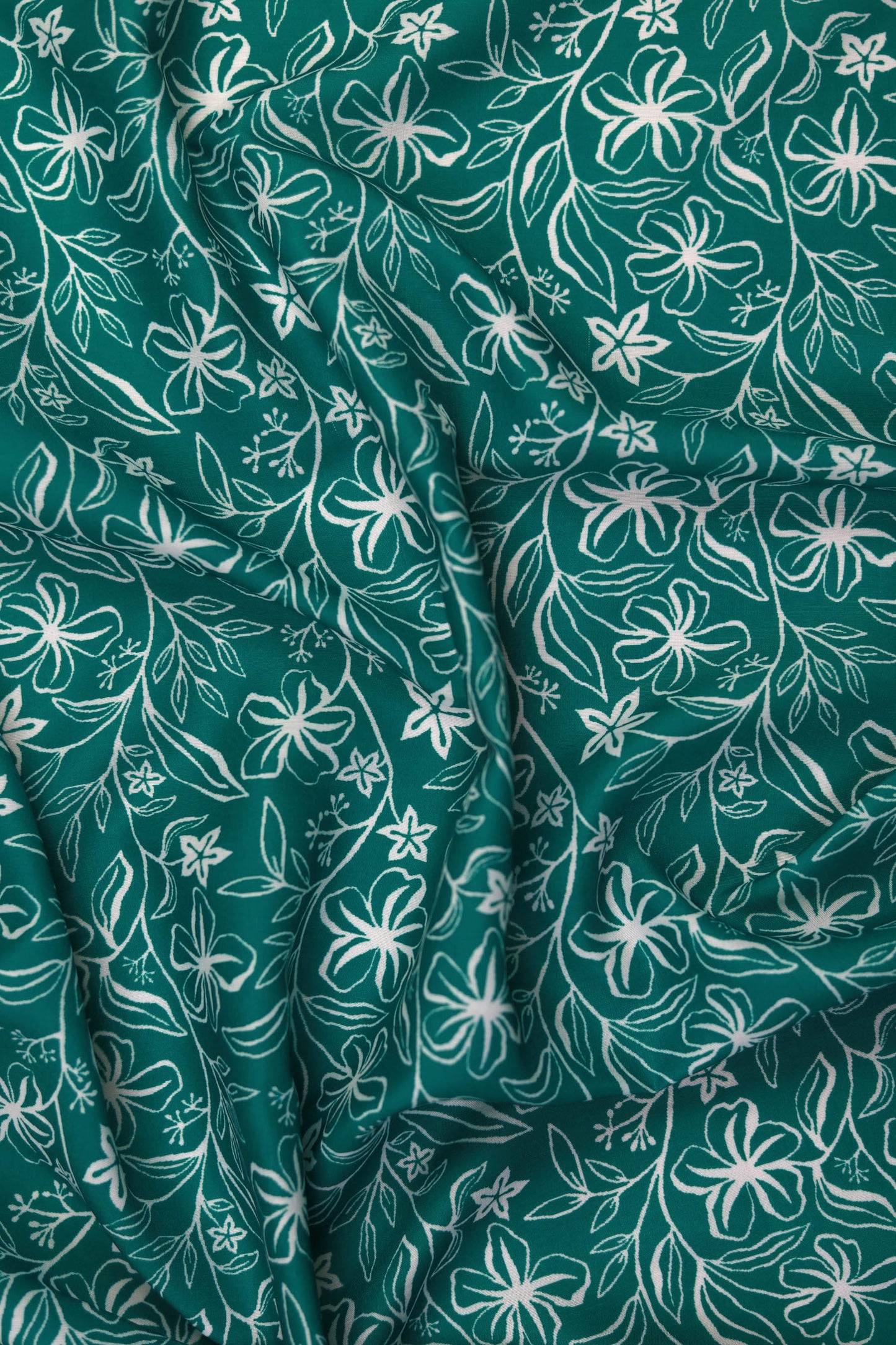Botanic Serenity Muslin Printed Fabric