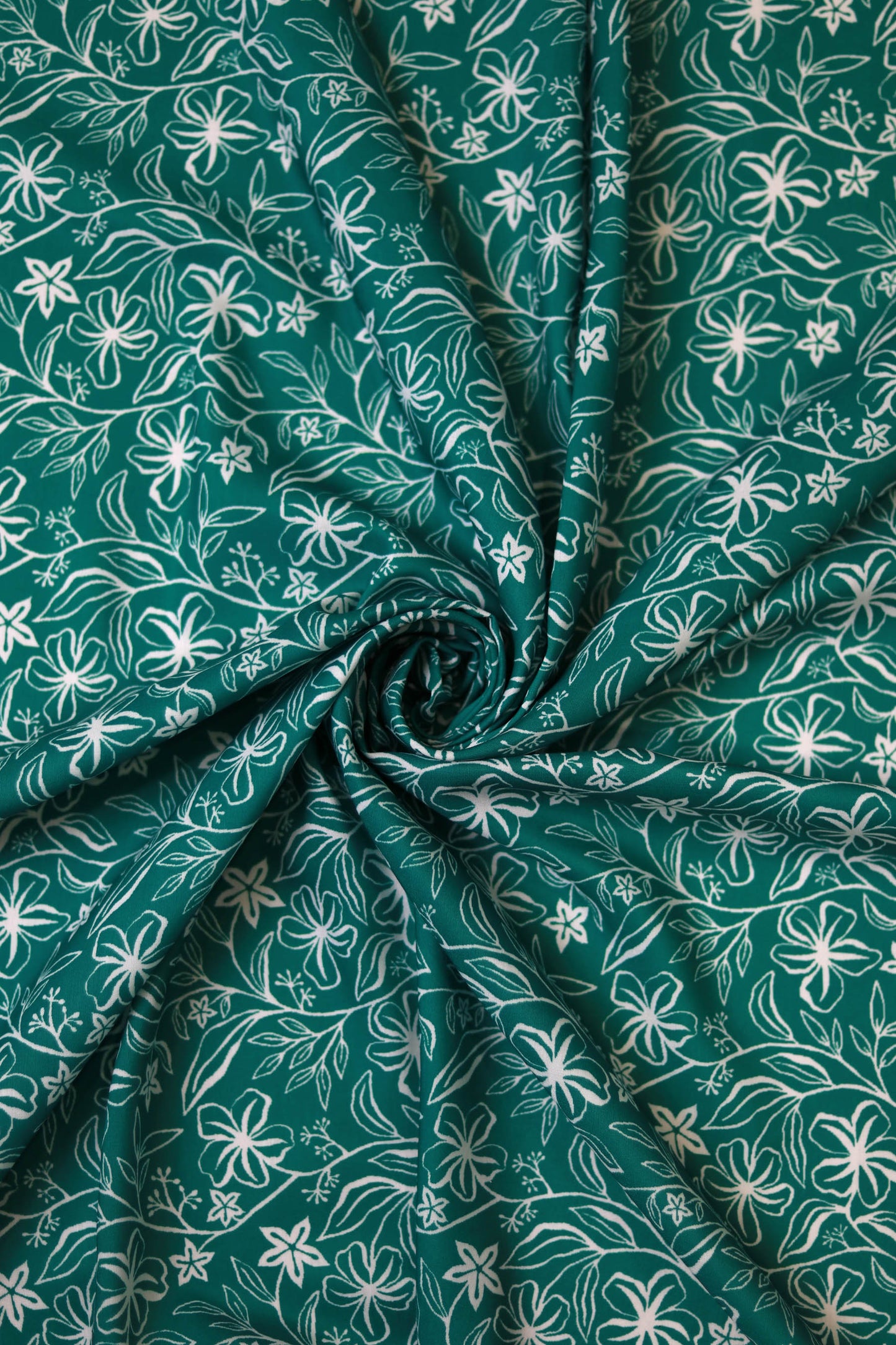 Botanic Serenity Muslin Printed Fabric