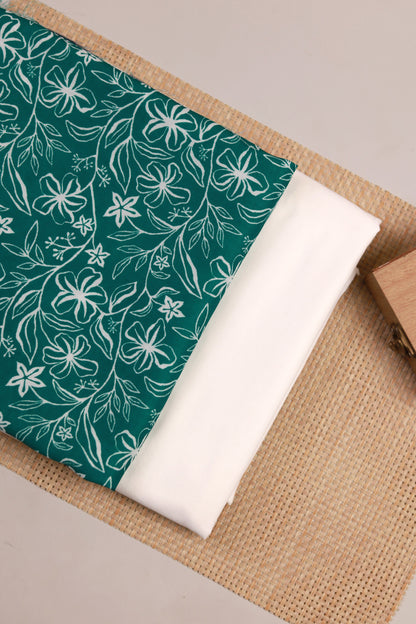 Emerald Garden Unstitched Fabric Combo
