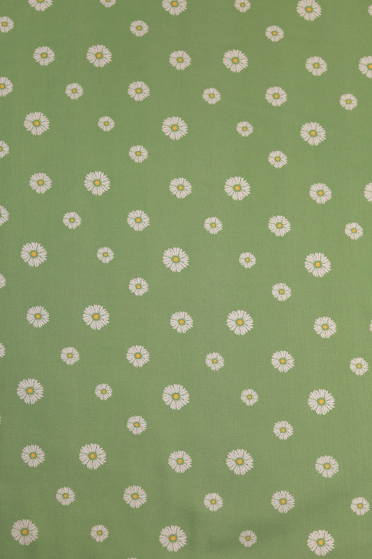 Daisy Veil Muslin Printed Fabric