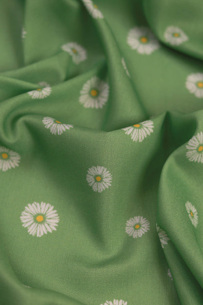 Daisy Veil Muslin Printed Fabric