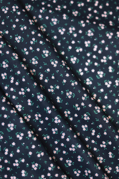 Midnight Bloom Unstitched Fabric Combo