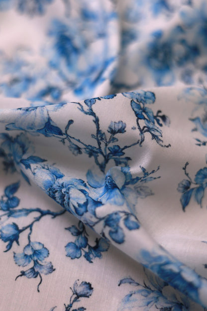 Bluebell Charm Unstitched Fabric Combo