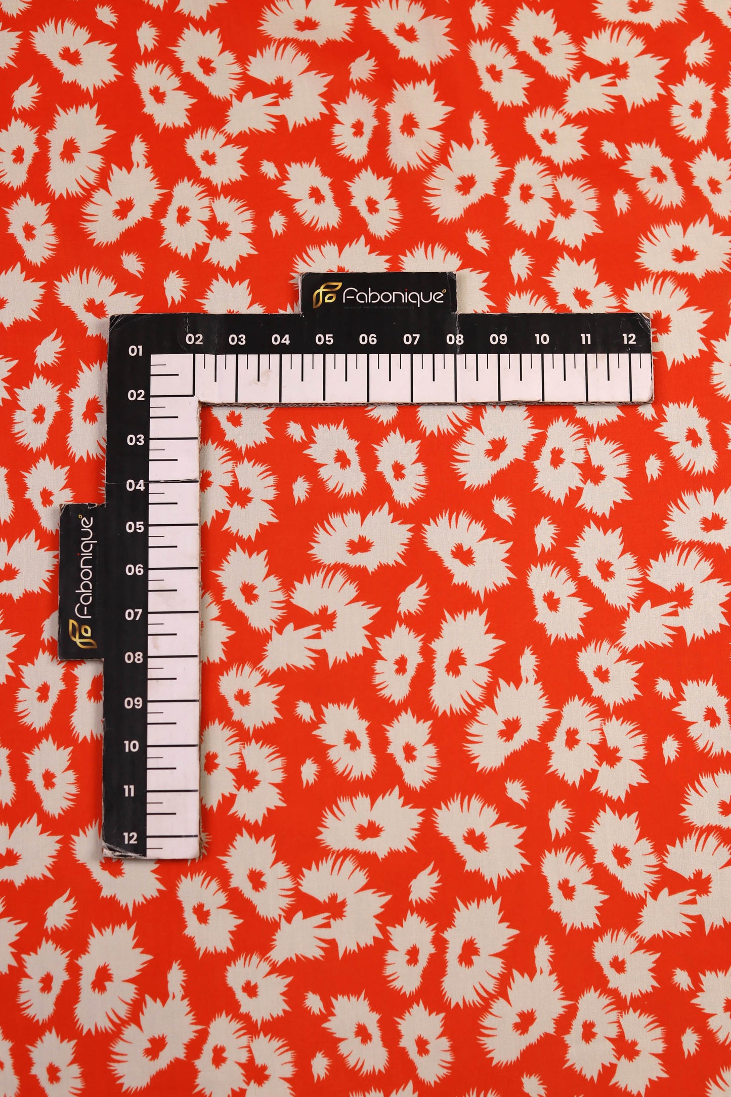 Fiery Blossom Veil Muslin Printed Fabric