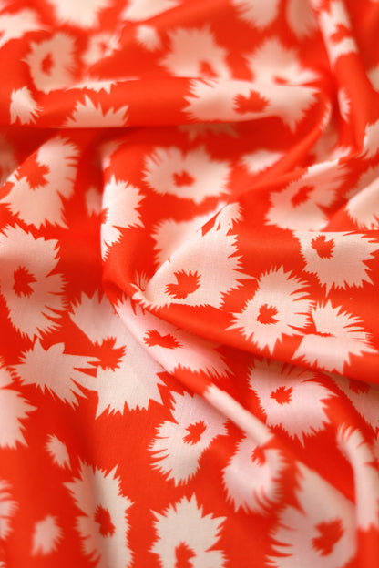 Fiery Bloom Unstitched Fabric Combo