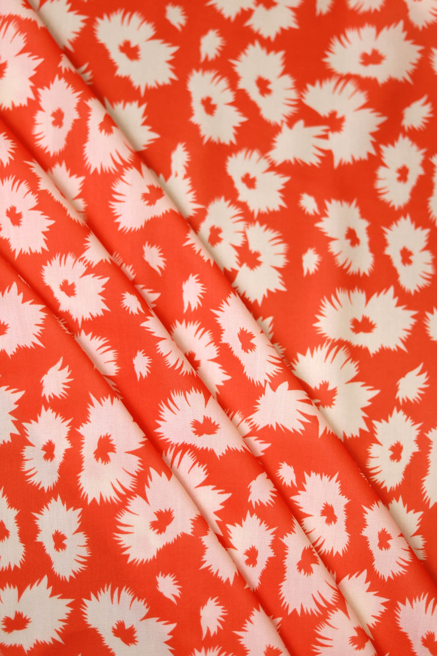 Fiery Blossom Veil Muslin Printed Fabric