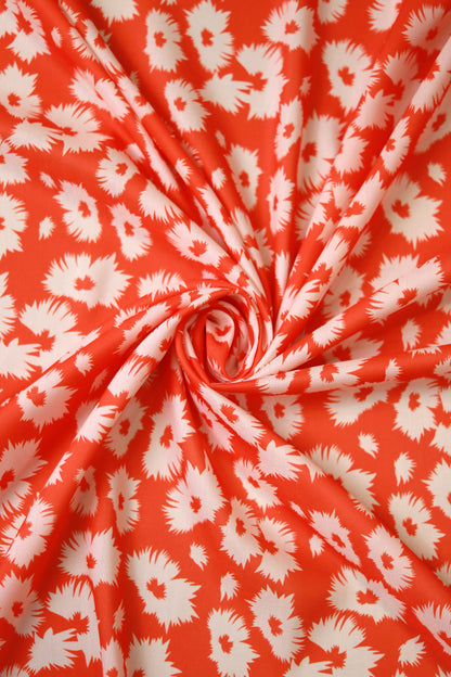 Fiery Bloom Unstitched Fabric Combo