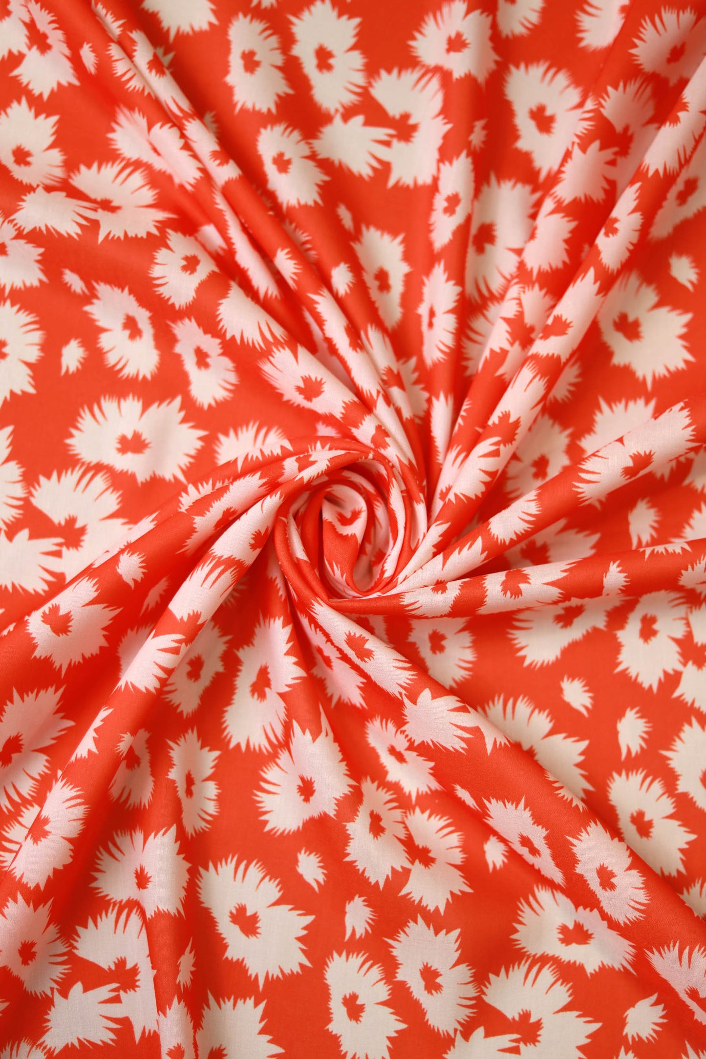 Fiery Blossom Veil Muslin Printed Fabric