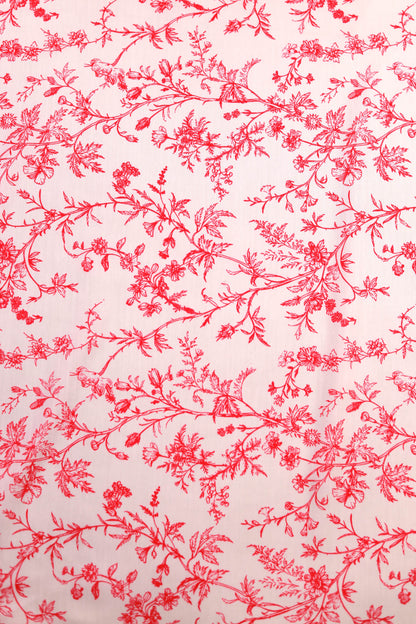 Roselle Whisper Muslin Printed Fabric