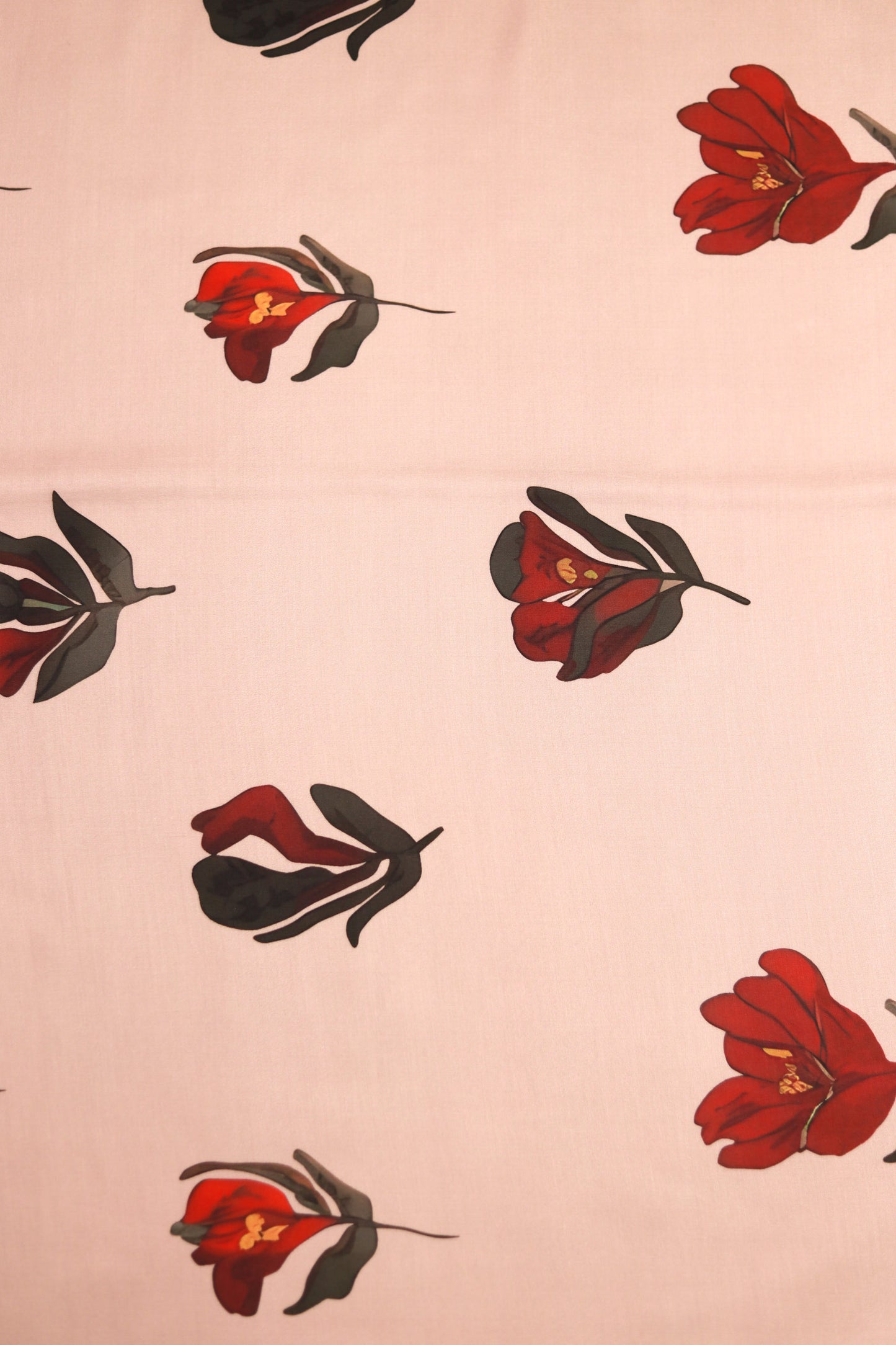 Crimson Bloom Unstitched Fabric Combo