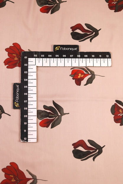 Crimson Bloom Unstitched Fabric Combo