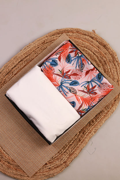 Autumn Tropics Unstitched Fabric Combo