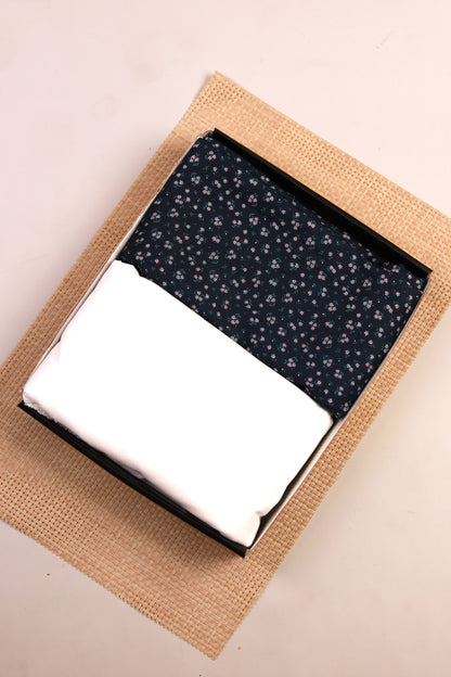 Midnight Bloom Unstitched Fabric Combo