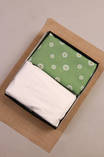 Meadow Daisy Unstitched Fabric Combo