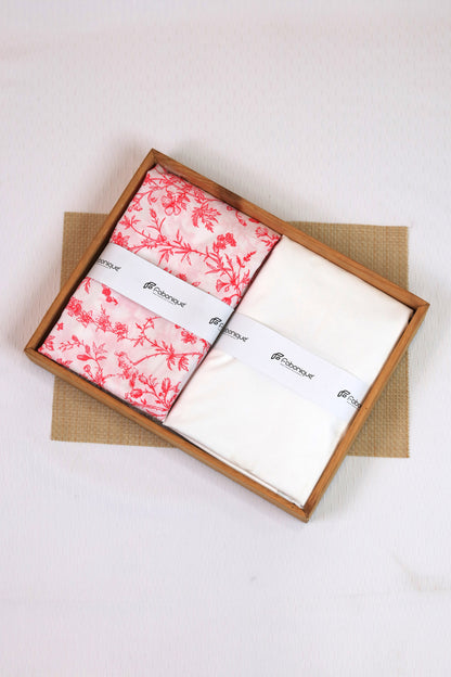 Blush Elegance Unstitched Fabric Combo