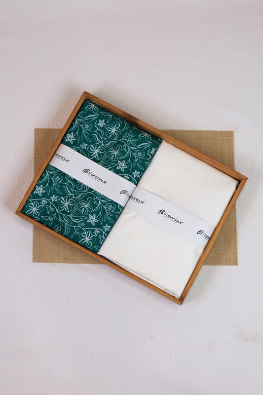 Emerald Garden Unstitched Fabric Combo