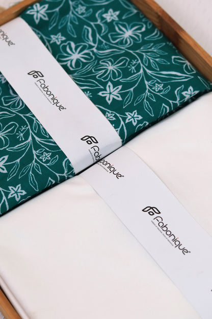 Emerald Garden Unstitched Fabric Combo