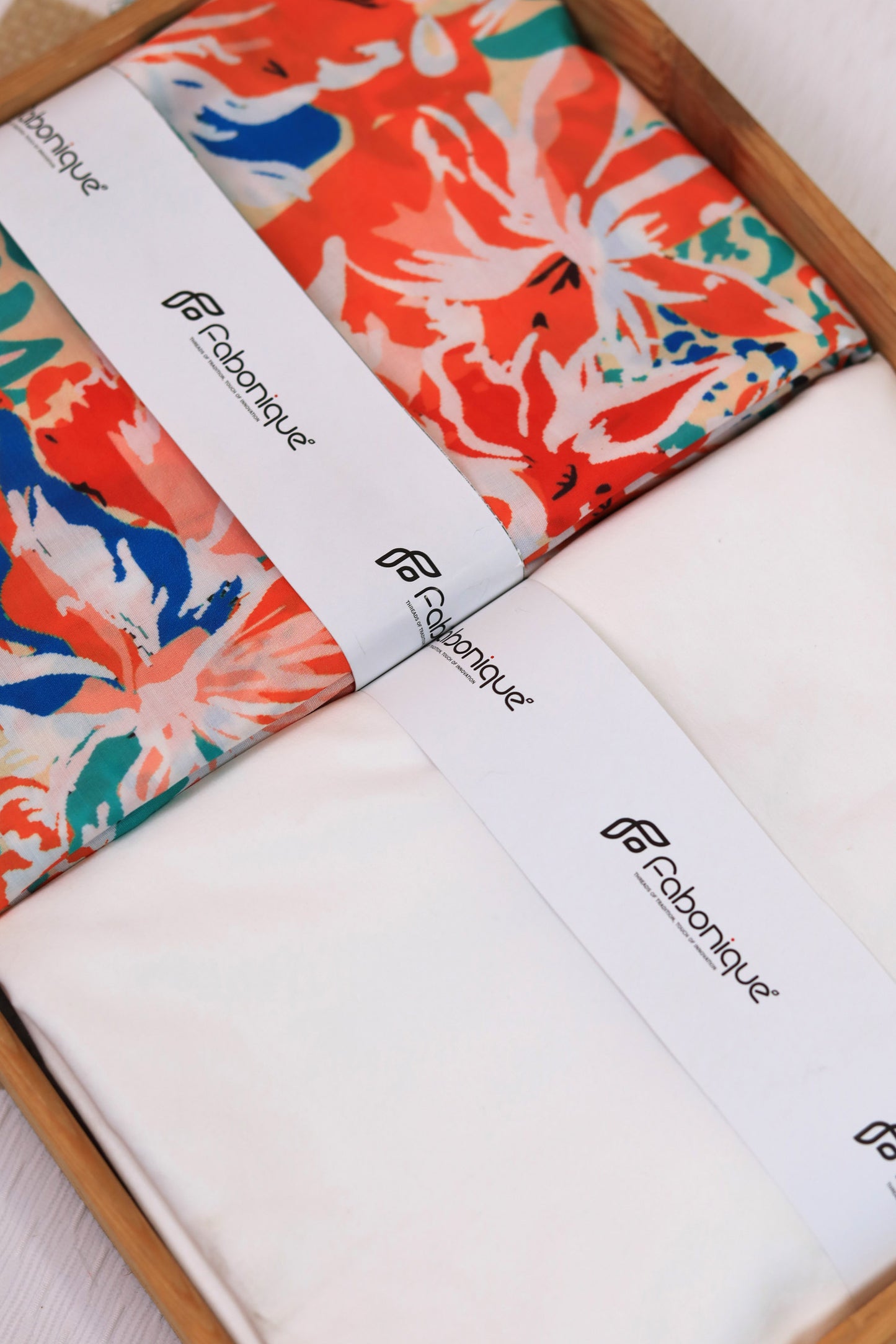 Vibrant Bloom Unstitched Fabric Combo