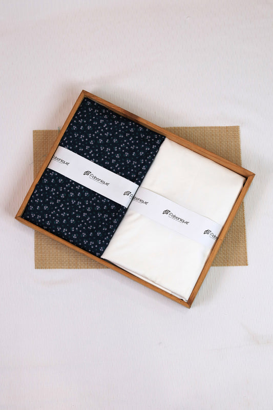 Midnight Bloom Unstitched Fabric Combo