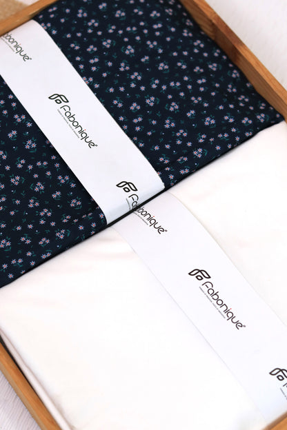 Midnight Bloom Unstitched Fabric Combo